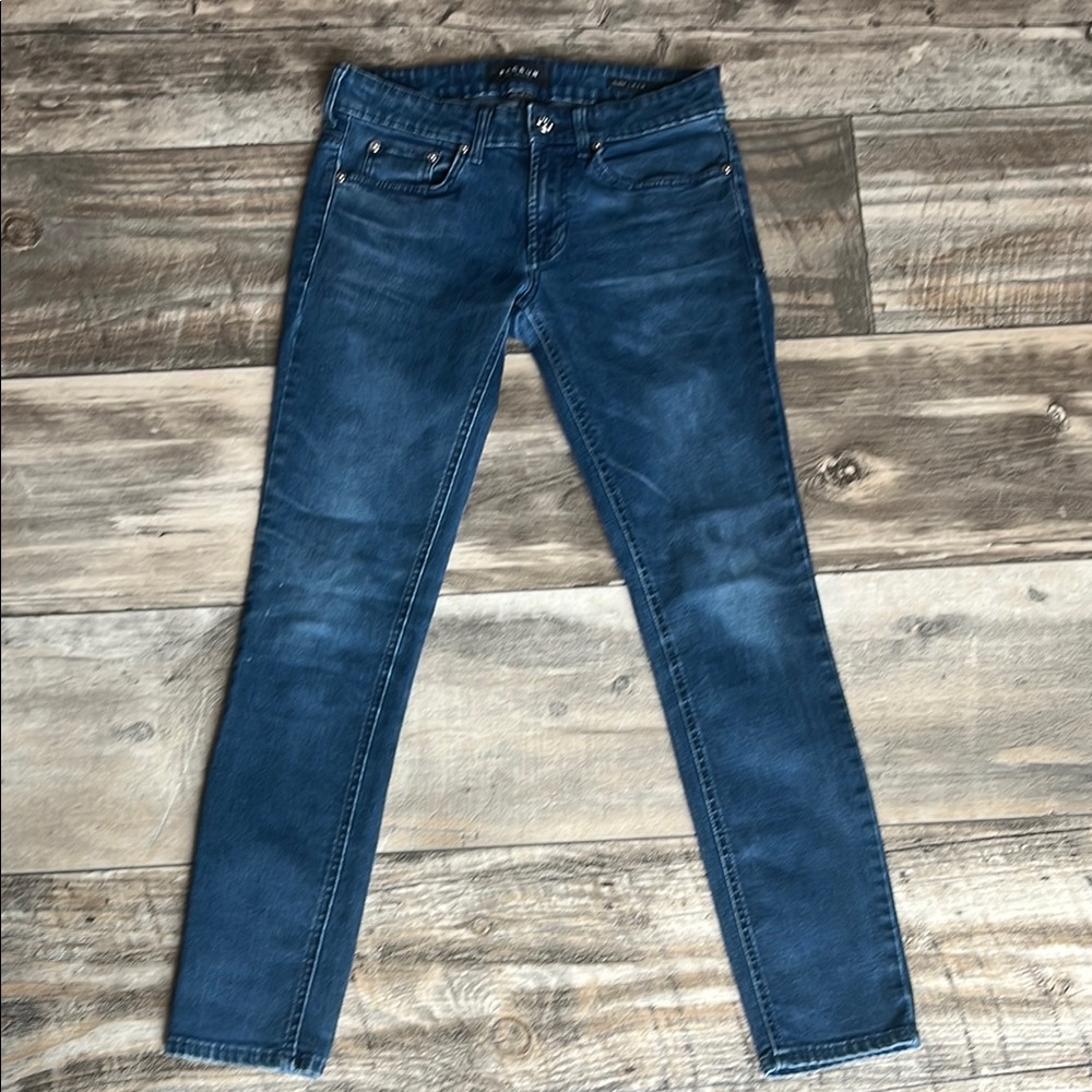 PacSun Blue Skinny Jeans Distressed Look